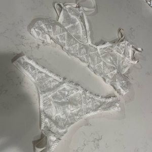 Brand new white lingerie lace